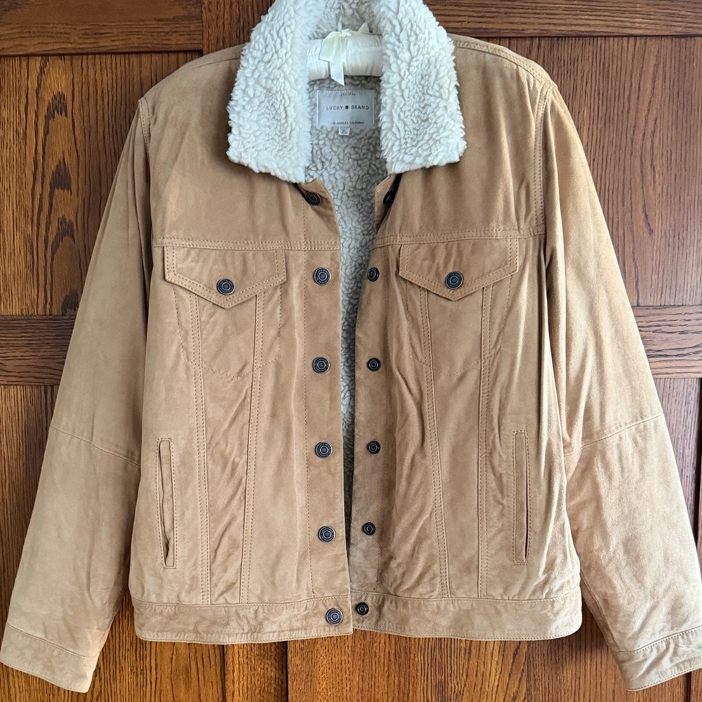 Beautifully Soft Lucky Brand Real Suede “Jean” Jacket Sz. XL